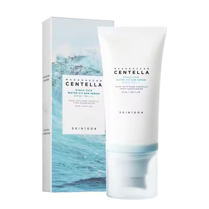 Centella Sunscreen SPF 50 Madagascar Sunscreen Face Serum Daily UV Defense Sunblock Summer Sunscreen for Face 50ML