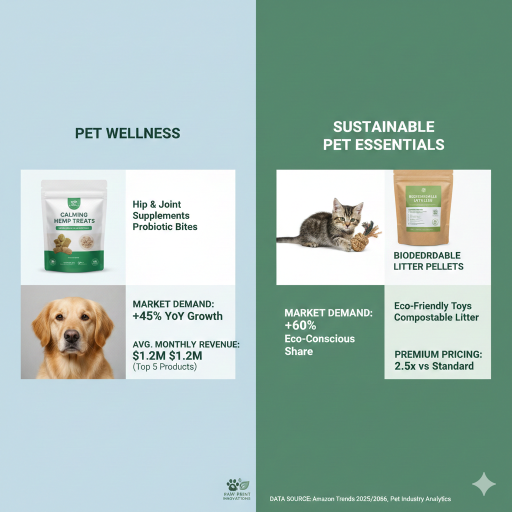 Private label pet product ideas with quick stats on market demand.