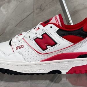 new balance 550 black red