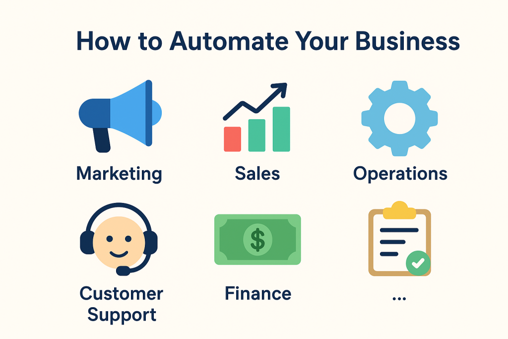 What are the things in business automation. How to automate your business.
